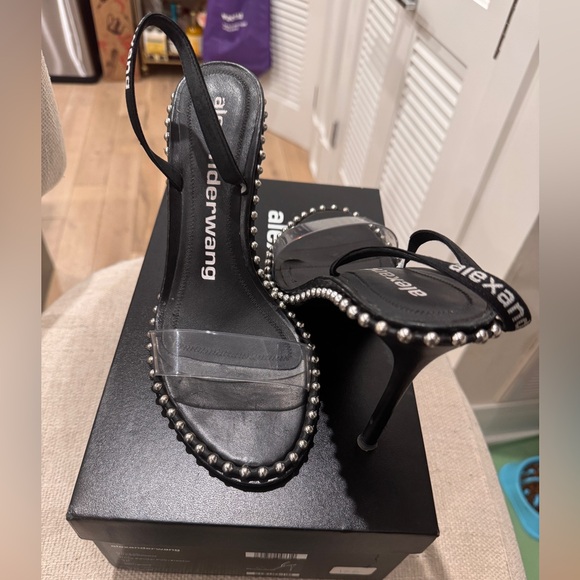 Alexander Wang Women’s Nova Slingback High Heels Sandals size 40 (US 10) - Picture 2 of 8